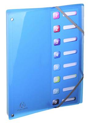 Exacompta Iderama sorteermap, uit PP, met 8 vakken, geassorteerde kleuren Exacompta Iderama sorteermap, uit PP, met 8 vakken, geassorteerde kleuren