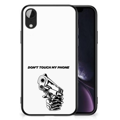 Apple iPhone XR | Telefoon Hoesje | Gun Don&apos;t Touch My Phone