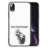 Apple iPhone XR | Telefoon Hoesje | Gun Don&apos;t Touch My Phone - thumbnail