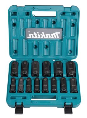 Makita E-16586 Impact Black Krachtdoppenset 81,5mm 10-32mm in Cassette - 14-delig - thumbnail