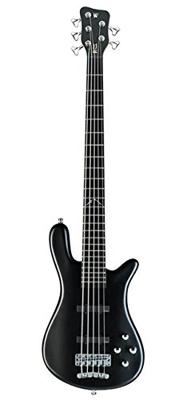 Warwick RockBass Artist Line Robert Trujillo 5-String Solid Black Satin 5-snarige elektrische basgitaar