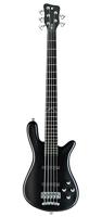 Warwick RockBass Artist Line Robert Trujillo 5-String Solid Black Satin 5-snarige elektrische basgitaar - thumbnail