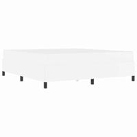 Bedframe met matras met matras Wit 180 x 200 cm Kunstleer - thumbnail