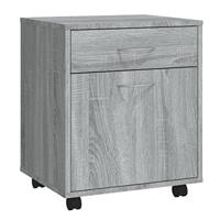 Rolkast 45x38x54 cm bewerkt hout grijs sonoma eiken - thumbnail