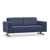 2,5-Zitsbank Sevilla Donkerblauw Stof - thumbnail