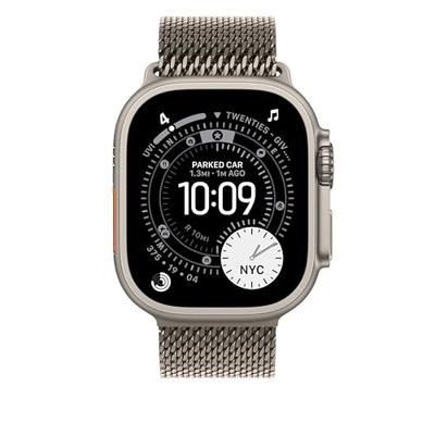 Apple Watch Band - Milanees bandje - 49 mm - Naturel - Small