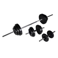 Barbell- en dumbbellset 30,5 kg - thumbnail