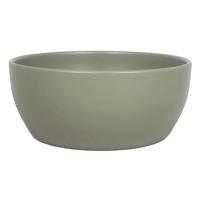 Floran schaal Boule 24.5x9.5cm legergroen mat - thumbnail