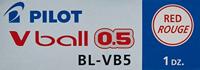 Pen Pilot BL-VB-5 Rood 0,3 mm (12 Stuks) - thumbnail