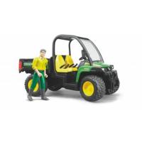 Bruder John Deere Gator 855D met chauffeur - thumbnail