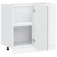 Keuken onderkast Kalmar bewerkt hout grijs sonoma eiken - thumbnail