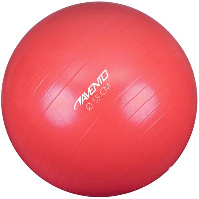 Avento fitnessbal 55 cm rubber rood Avento fitnessbal 55 cm rubber rood