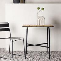 Nohr Outdoor Bistrotafel 'Ruy' Acaciahout, 88 x 70cm - thumbnail