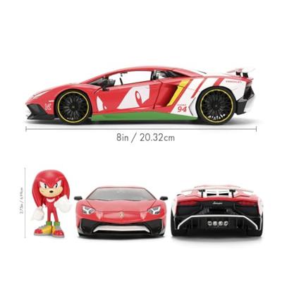 Sonic the Hedgehog DieCast Model Car - Lamborghini Veneno (Knuckles)