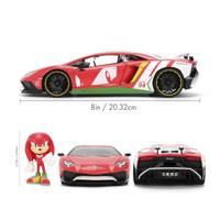 Sonic the Hedgehog DieCast Model Car - Lamborghini Veneno (Knuckles) - thumbnail