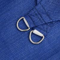 VidaXL Zonnezeil 160 g/m² rechthoekig 5x6 m hdpe blauw - thumbnail