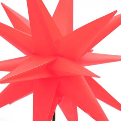 VidaXL Kerstlampen met grondpin en led's 3 st 57 cm rood VidaXL Kerstlampen met grondpin en led's 3 st 57 cm rood