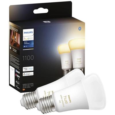 Philips Hue - E27 - 11W - White Ambiance set van 2 - 929002468404