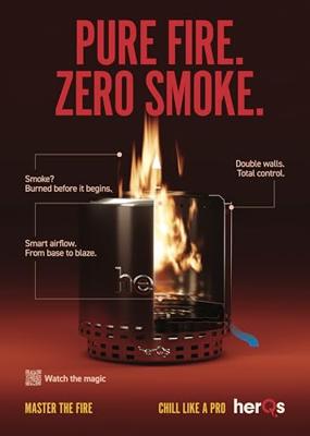 HerQs Rookvrije Vuurkorf Cozy