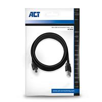 ACT AC3050 USB 2.0 Aansluitkabel USB-A male | USB-B Mini male | 1,8 meter - thumbnail