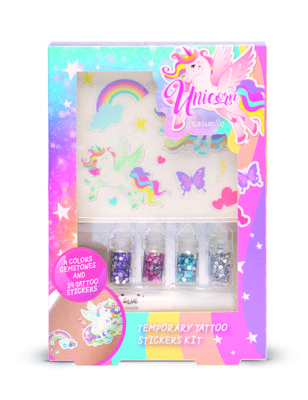 Casuelle Unicorn Tijdelijke Tatoo Giftset Casuelle Unicorn Tijdelijke Tatoo Giftset