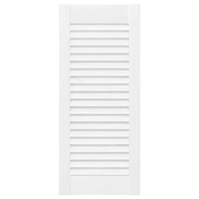 Kastdeur louvre design 69x29,5 cm wit Kastdeur louvre design 69x29,5 cm wit