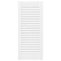 Kastdeur louvre design 69x29,5 cm wit - thumbnail