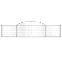 Schanskorf gewelfd 300x30x60/80 cm gegalvaniseerd ijzer - thumbnail