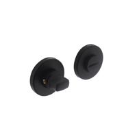 Intersteel Rozet met toilet-/badkamersluiting verdekt 49x7mm - mat zwart - thumbnail