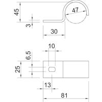 OBO Bettermann 1014366 Bevestigingsklem 1 stuk(s) - thumbnail