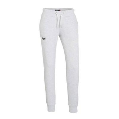 Superdry tapered fit joggingbroek lichtgrijs Superdry tapered fit joggingbroek lichtgrijs