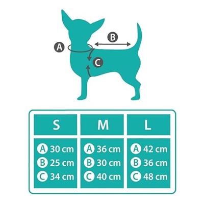 Kostuum voor honden L Koe