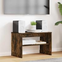 TV-kast Gerookt eiken 60 x 35 x 40 cm Bewerkt hout - thumbnail