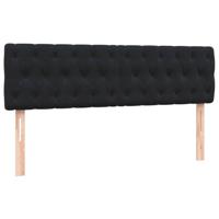 Boxspring met matras fluweel zwart 160x210 cm - thumbnail