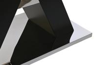 Eettafel DKD Home Decor Zwart Hout Gehard glas Hout MDF 180 x 90 x 76 cm - thumbnail