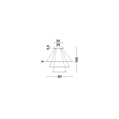 Lyora Design hanglampFerrol koffie bruin triple - 6265004