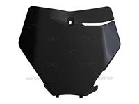 UFO PLAST startnummerbord start number plate ufo ktm black - thumbnail