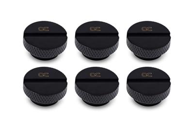 Alphacool Eiszapfen Verschlussschraube G1/4, schwarz Waterkoelingfitting