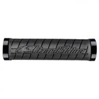 LIZARD SKINS logo lock-on handvaten jet black - thumbnail