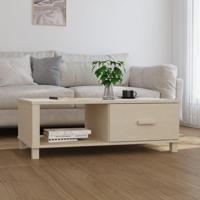 Salontafel 100x55x35 cm massief grenenhout honingbruin - thumbnail