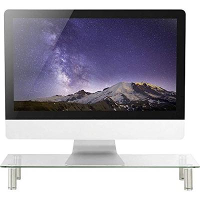 SpeaKa Professional Monitorstandaard Hoogte: 75 tot 90 mm Transparant