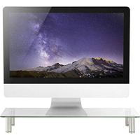 SpeaKa Professional Monitorstandaard Hoogte: 75 tot 90 mm Transparant - thumbnail