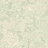 Dutch Wallcoverings Langtan - Bygga Bo Light Green - Groen - thumbnail