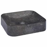 Gootsteen 40x40x10 cm marmer zwart - thumbnail