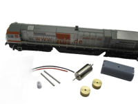 micromotor TME001C TT motor ombouwset voor Mehano Blue Tiger II - thumbnail