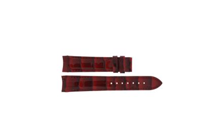Horlogeband Tissot COUTURIER / T0352101601101A / T610031401 Leder Rood 18mm