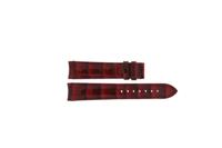 Horlogeband Tissot COUTURIER / T0352101601101A / T610031401 Leder Rood 18mm - thumbnail