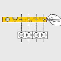 Stabila Waterpas,70Electric tbv inbouwdozen 43cm - 16135 - thumbnail
