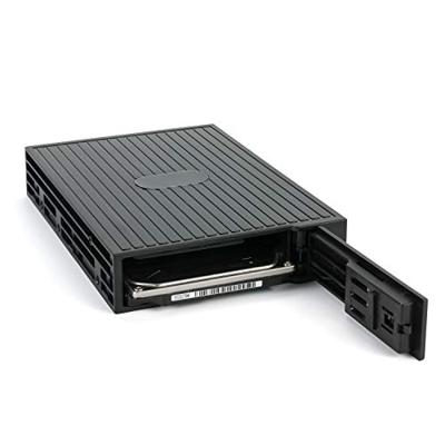 FANTEC MR-25 SAS I,II + SATA I,II,III wisselframe voor een 2,5 inch HDD of SSD in een 3,5 inch sleuf. zwarte kunststof behuizing
