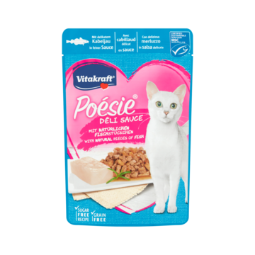 Poesie delisauce kabeljauw 85g Vitakraft - Vitakraft